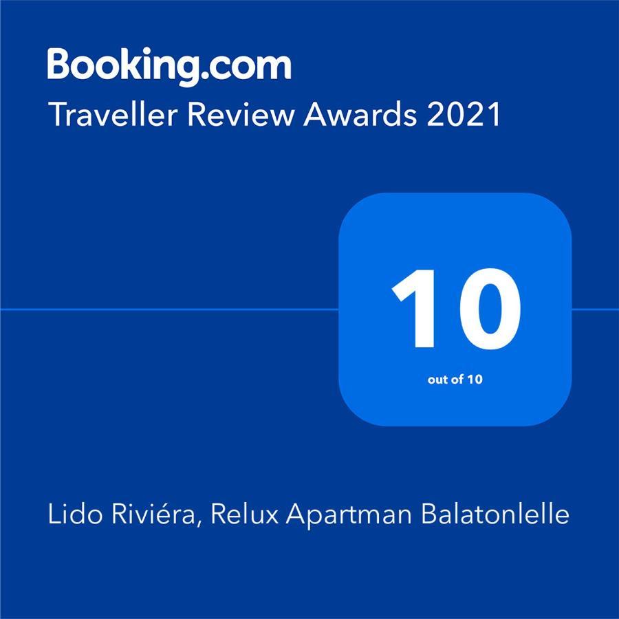 Lido Riviera, Relux Apartman Balatonlelle Eksteriør billede