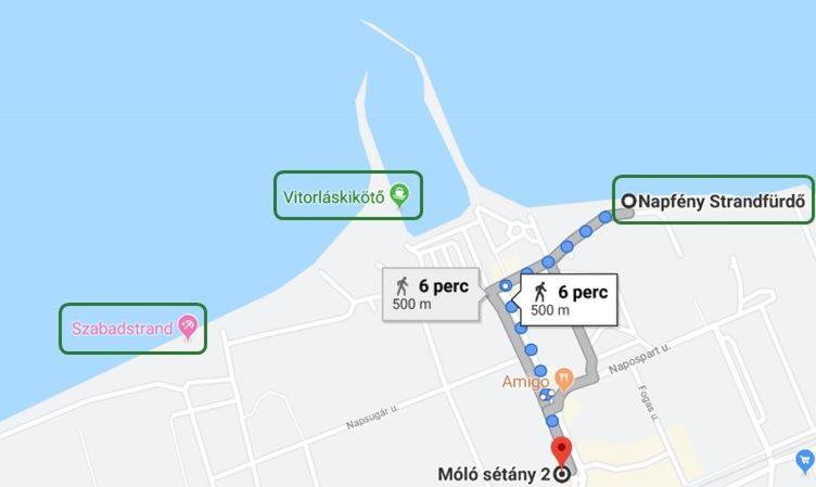 Lido Riviera, Relux Apartman Balatonlelle Eksteriør billede